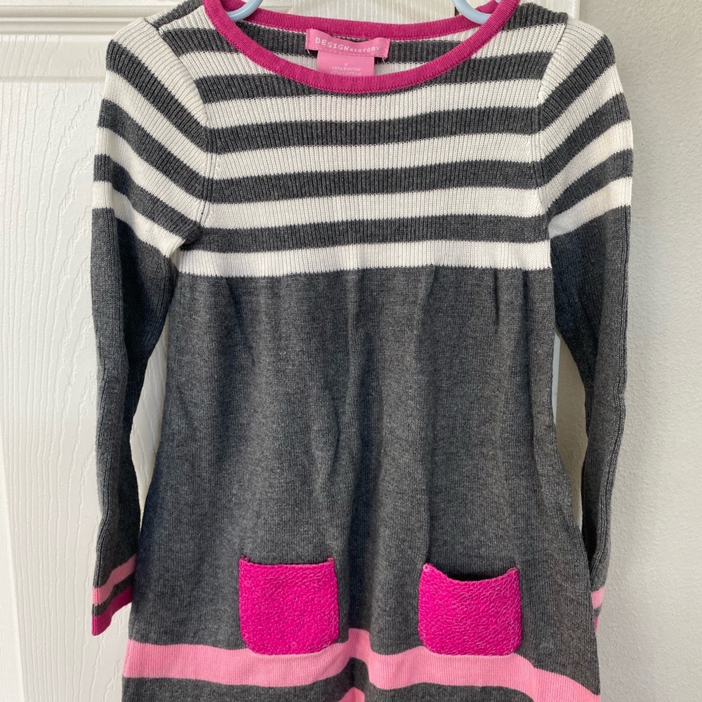 Design History girls long sweater dress